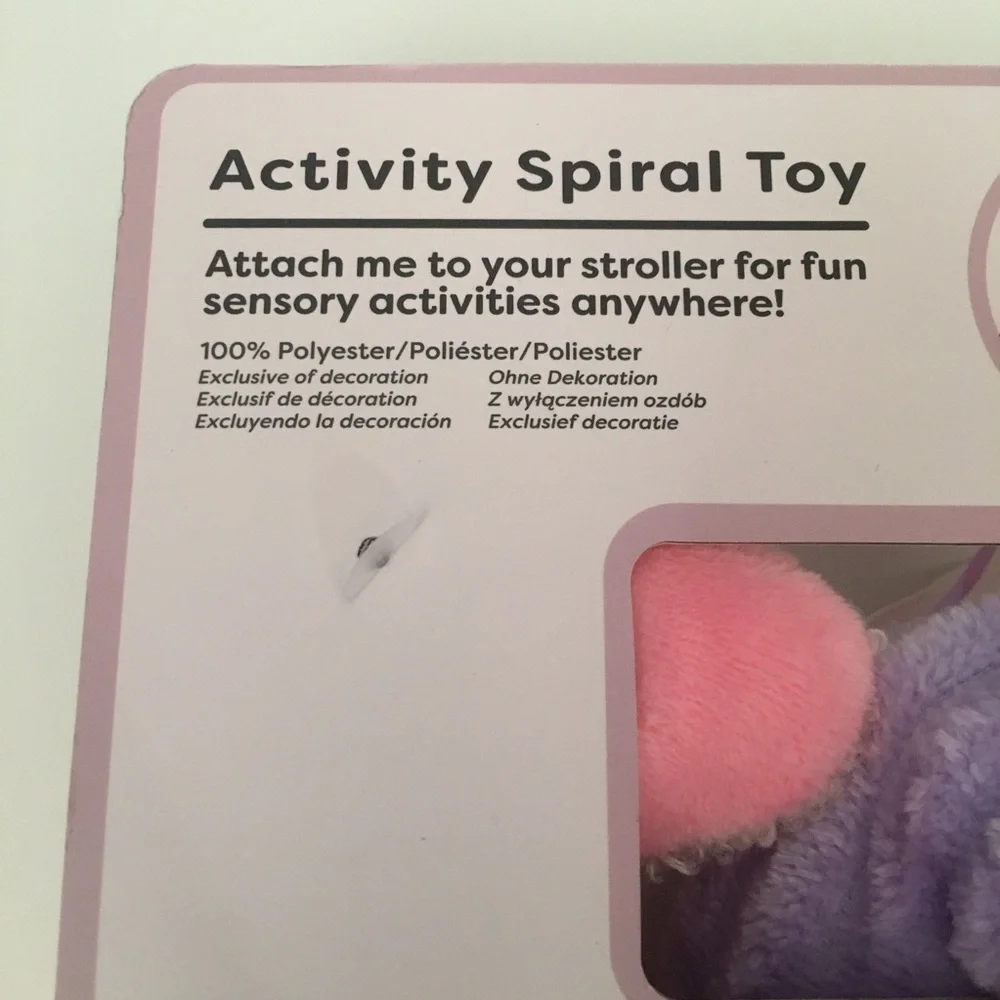 Spiral Soft Baby Toy Soothing Sensory Activities Pink NEW | DreamGro